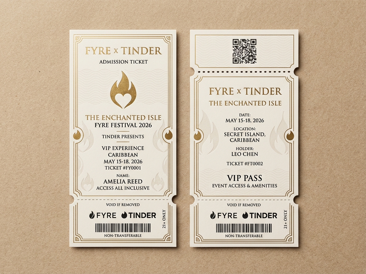 Rebranding Ticket system design text